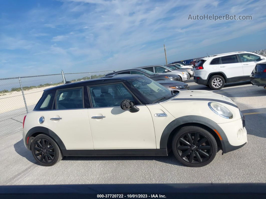 2015 Mini Cooper Hardtop 4 Door S Cream vin: WMWXU3C50F2B58279