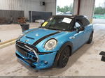 2015 Mini Cooper Hardtop 4 Door S Light Blue vin: WMWXU3C50F2B61778