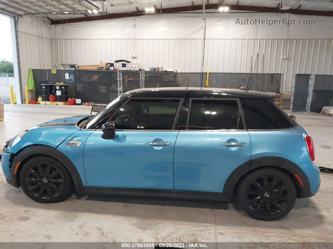 2015 Mini Cooper Hardtop 4 Door S Light Blue vin: WMWXU3C50F2B61778