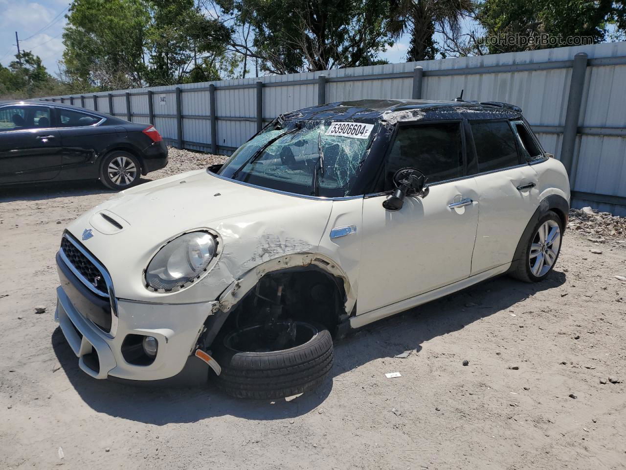 2015 Mini Cooper S White vin: WMWXU3C51F2B56993