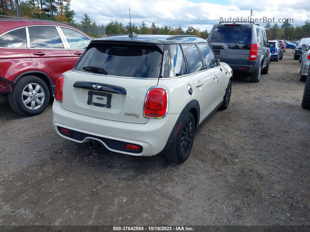 2015 Mini Cooper Hardtop 4 Door S White vin: WMWXU3C51F2B57318