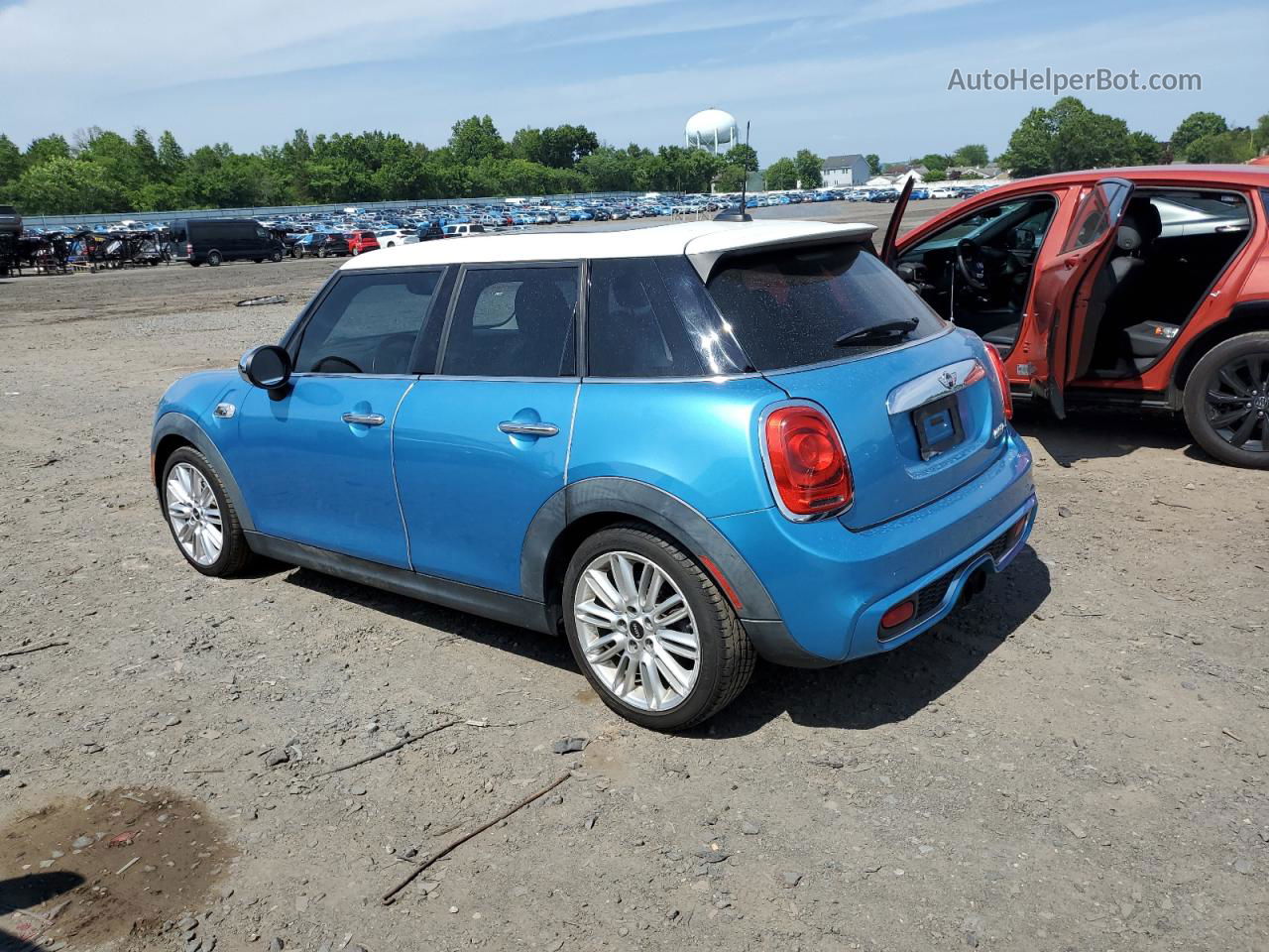 2015 Mini Cooper S Blue vin: WMWXU3C51F2B57562