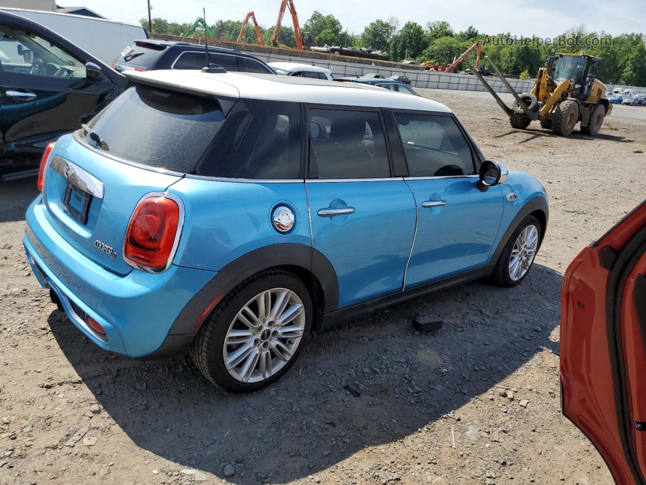 2015 Mini Cooper S Blue vin: WMWXU3C51F2B57562