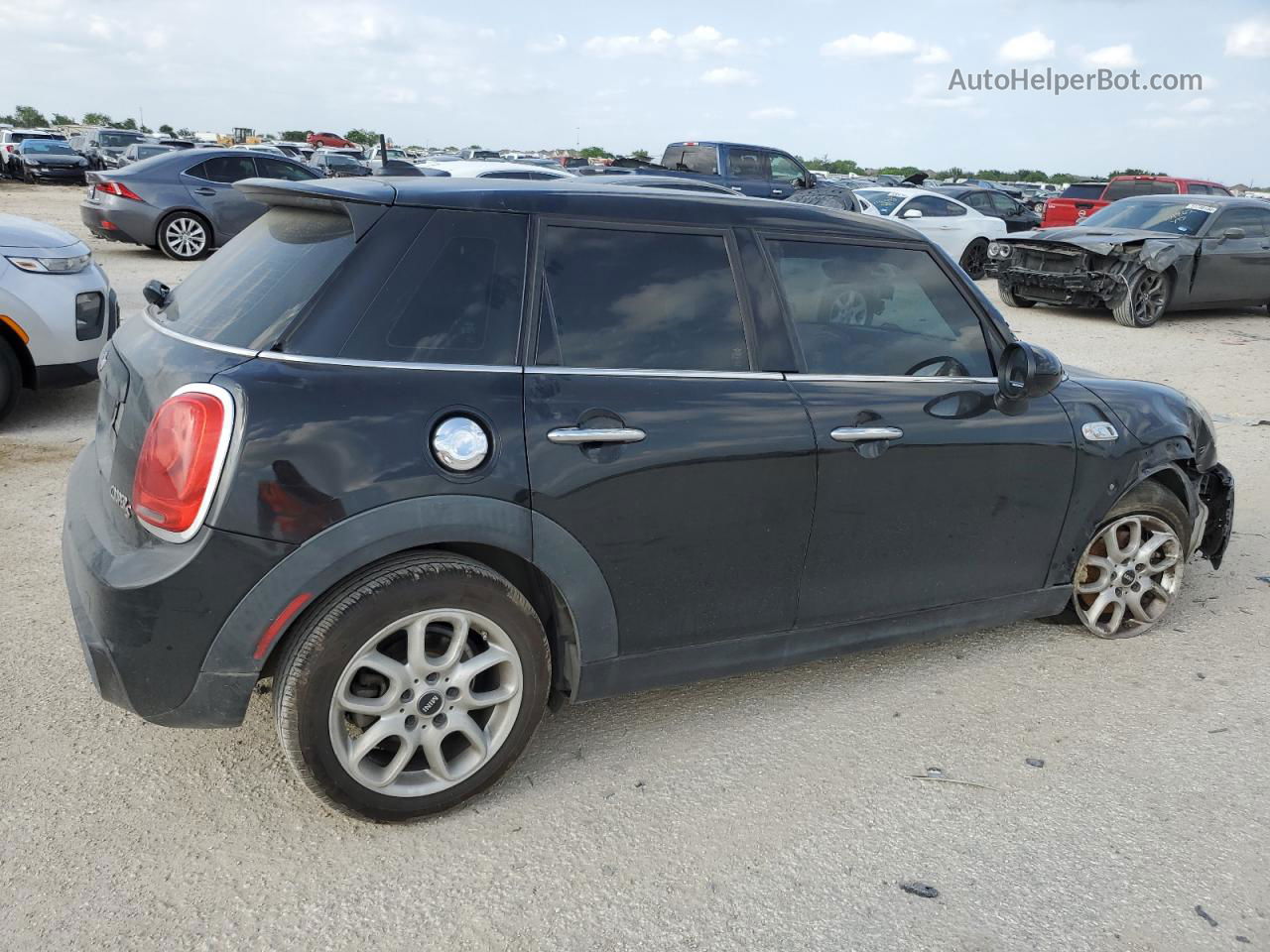 2015 Mini Cooper S Black vin: WMWXU3C51F2B58971