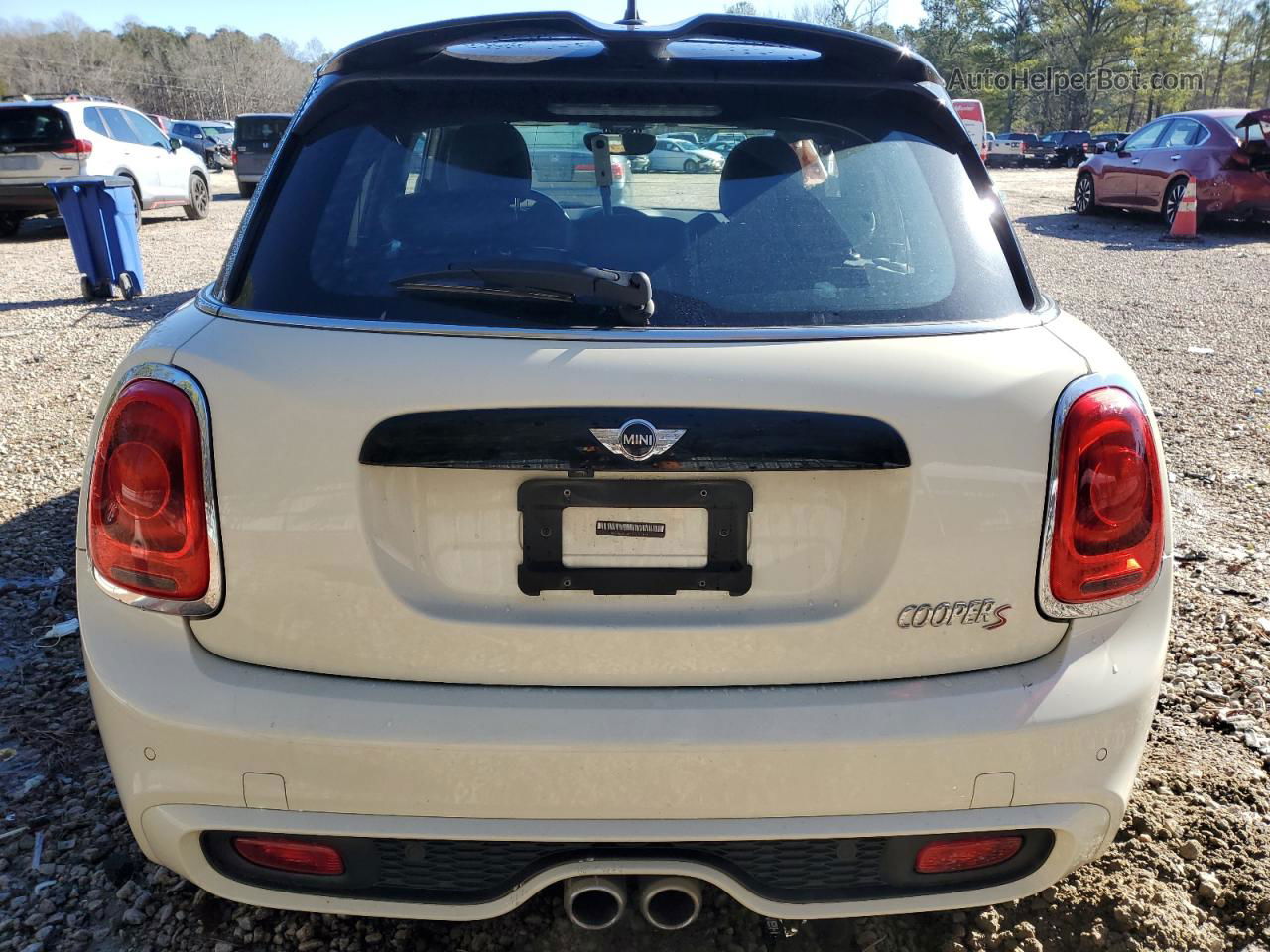 2018 Mini Cooper S Cream vin: WMWXU3C51J2B64634