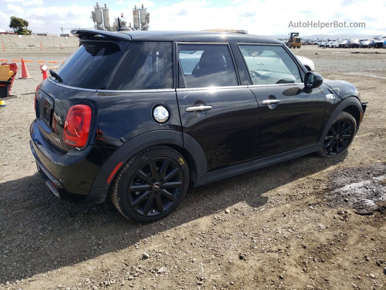 2018 Mini Cooper S Black vin: WMWXU3C51J2F50308