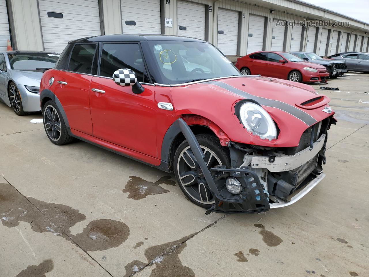 2015 Mini Cooper S Красный vin: WMWXU3C52F2B56162