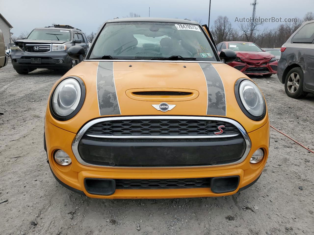 2018 Mini Cooper S Orange vin: WMWXU3C52J2F50088