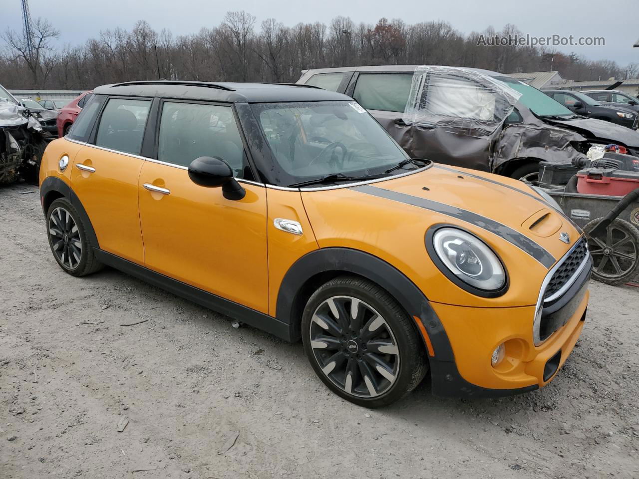 2018 Mini Cooper S Orange vin: WMWXU3C52J2F50088