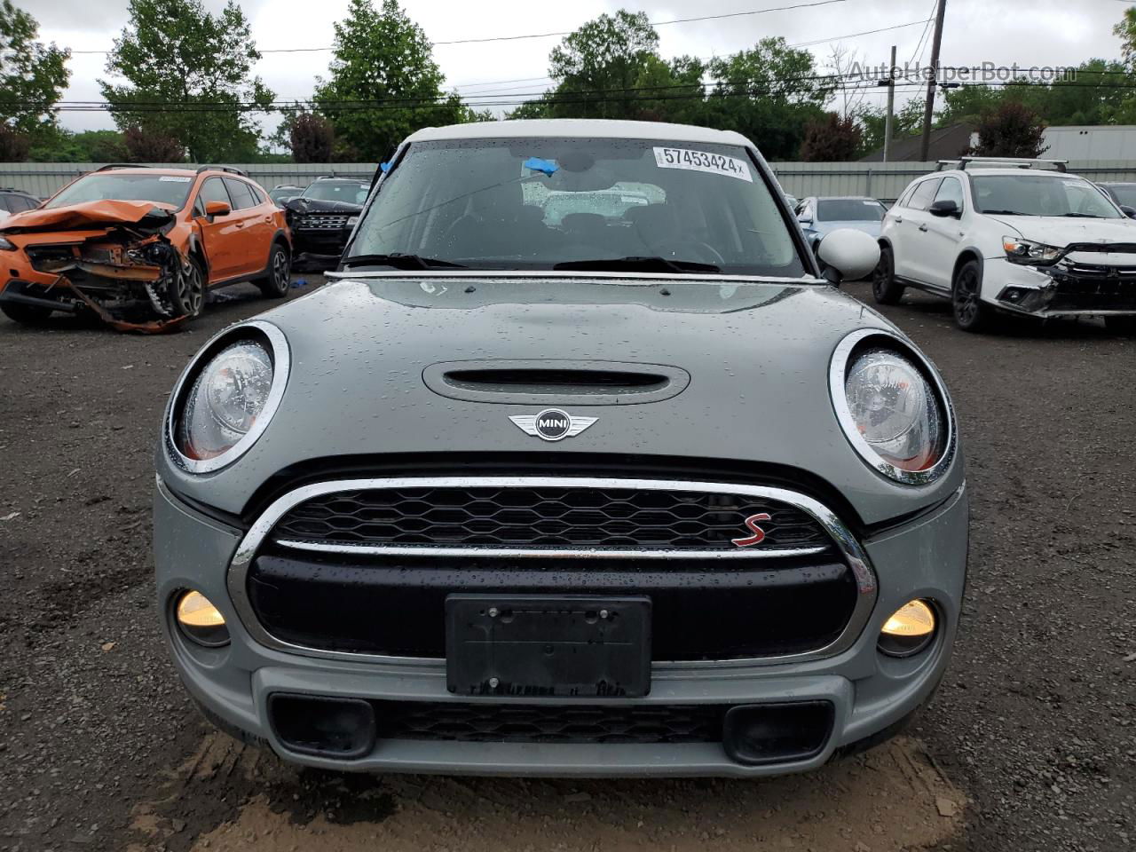 2018 Mini Cooper S Gray vin: WMWXU3C52J2F50303