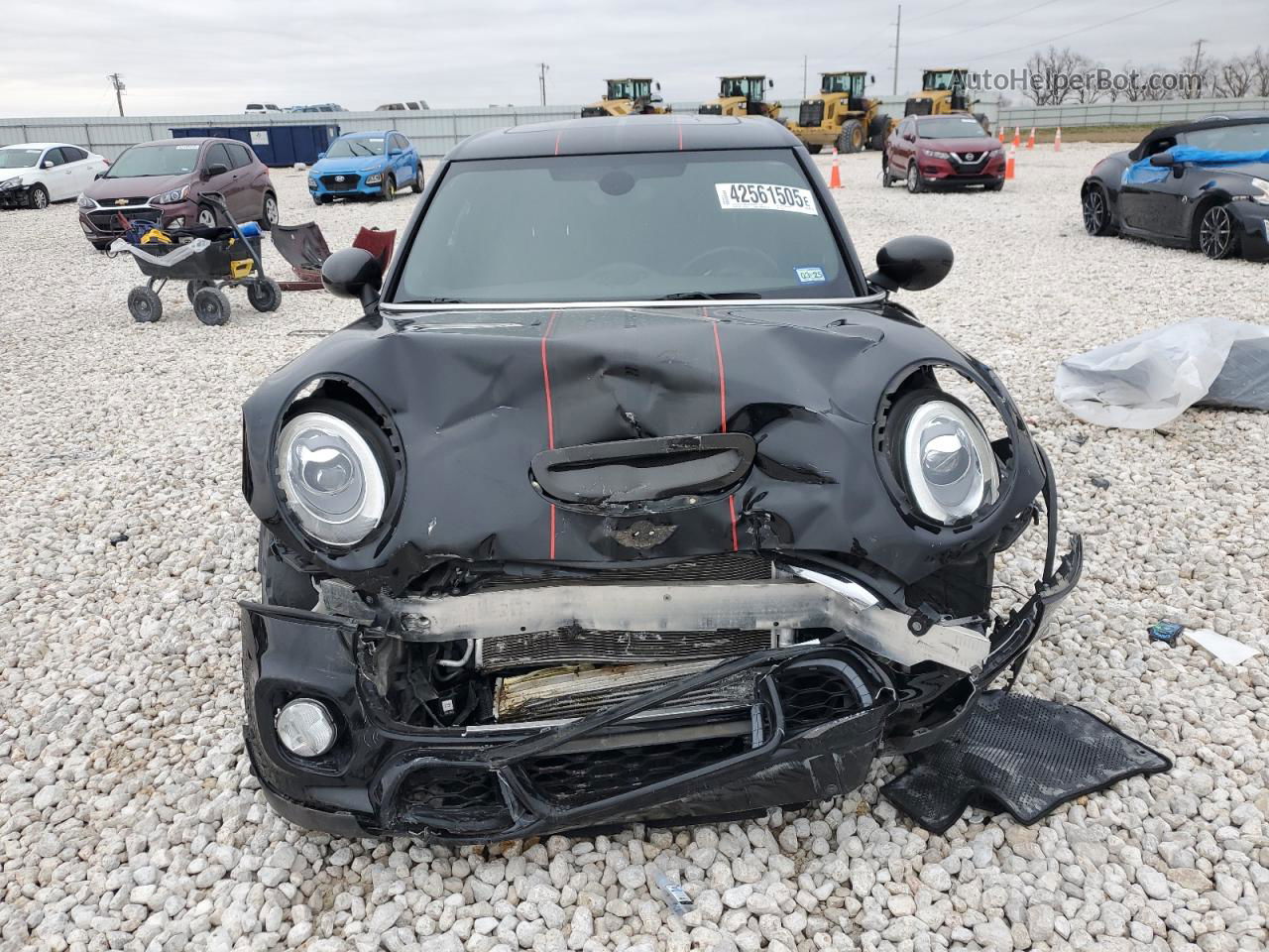 2018 Mini Cooper S Black vin: WMWXU3C52J2F51144