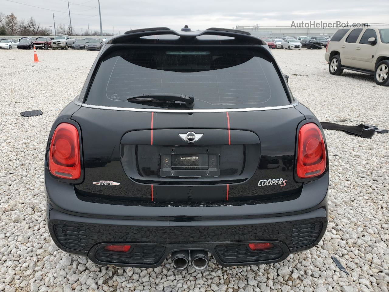 2018 Mini Cooper S Black vin: WMWXU3C52J2F51144