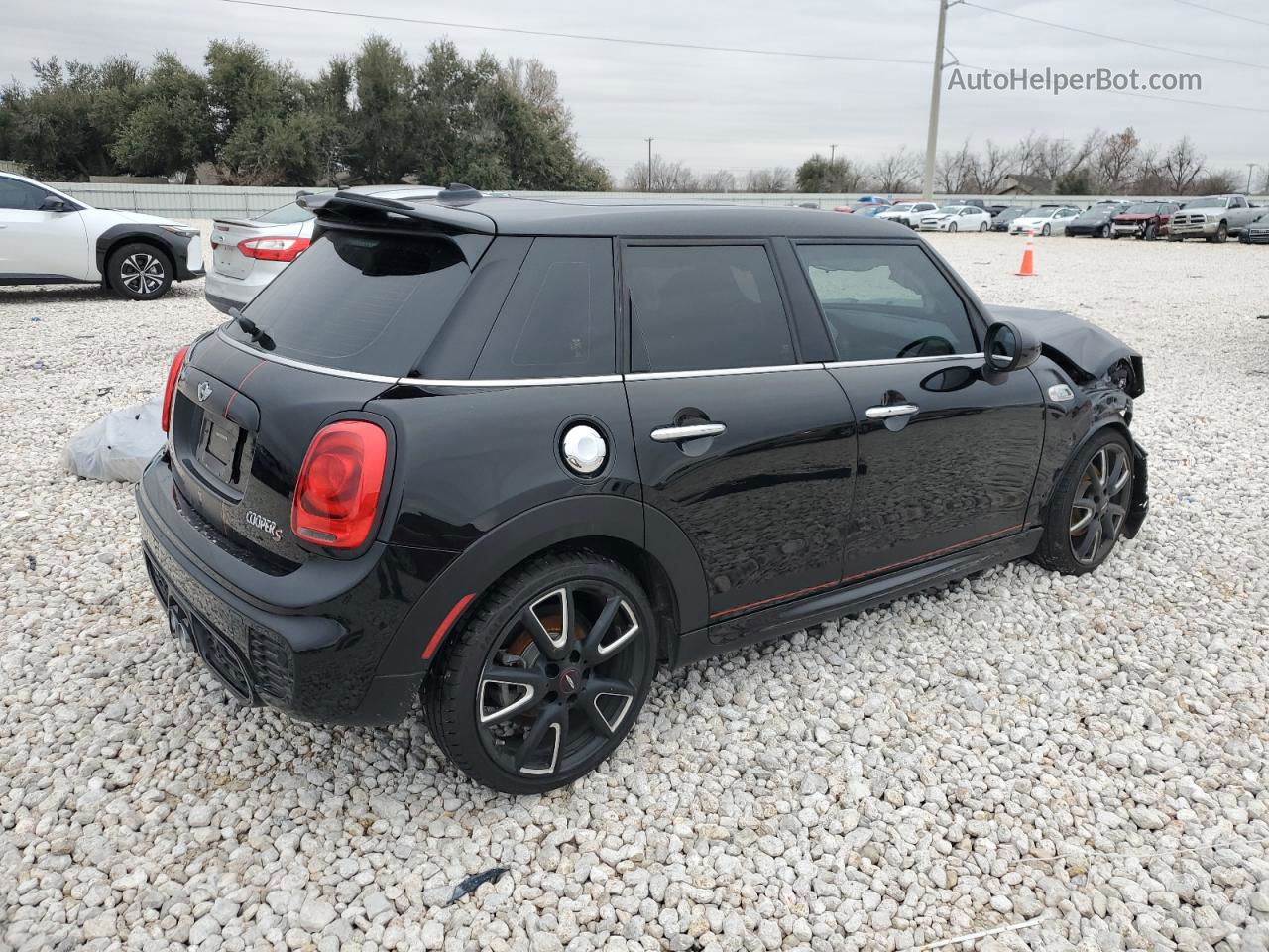 2018 Mini Cooper S Black vin: WMWXU3C52J2F51144