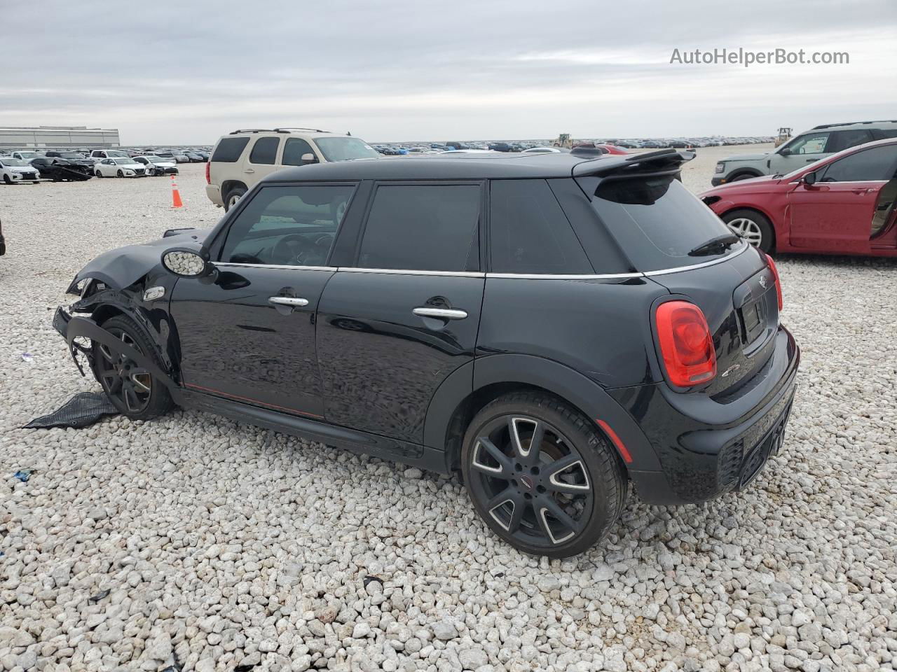 2018 Mini Cooper S Black vin: WMWXU3C52J2F51144