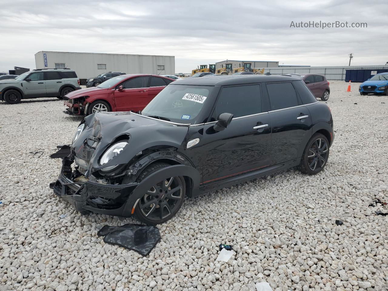 2018 Mini Cooper S Black vin: WMWXU3C52J2F51144