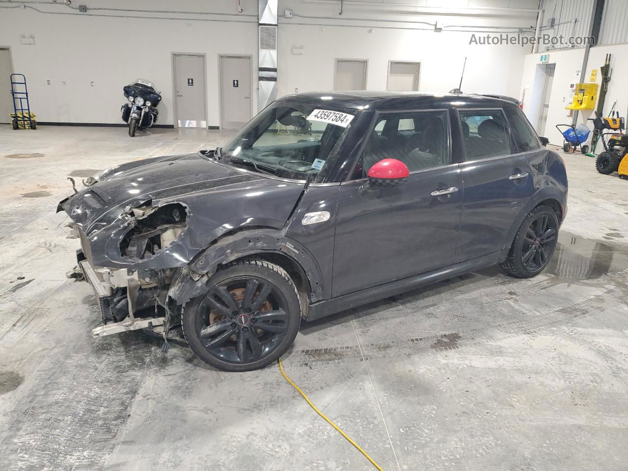 2018 Mini Cooper S Black vin: WMWXU3C53J2B64781