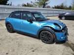 2018 Mini Cooper S Синий vin: WMWXU3C53J2F51587