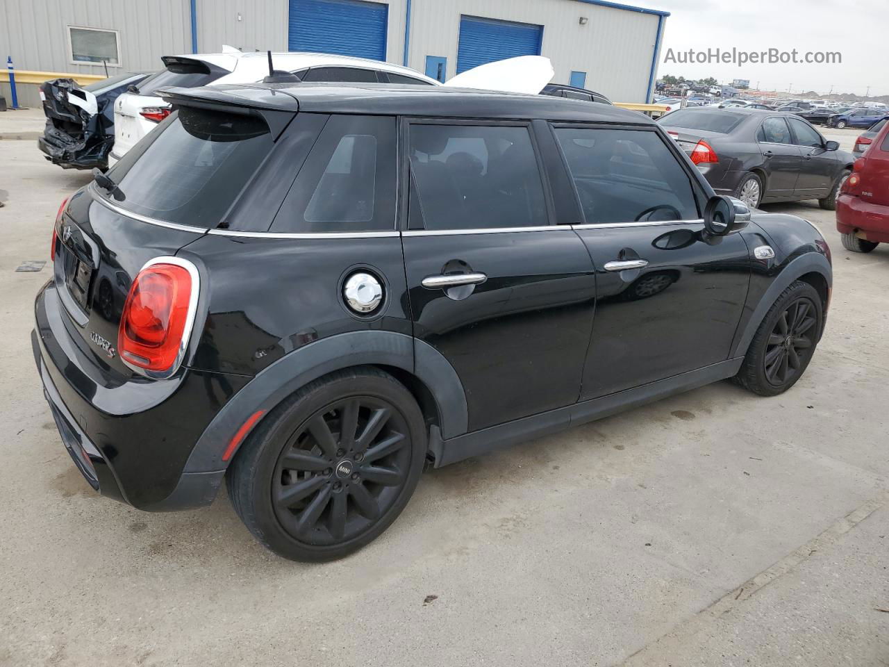 2015 Mini Cooper S Черный vin: WMWXU3C55F2B66118