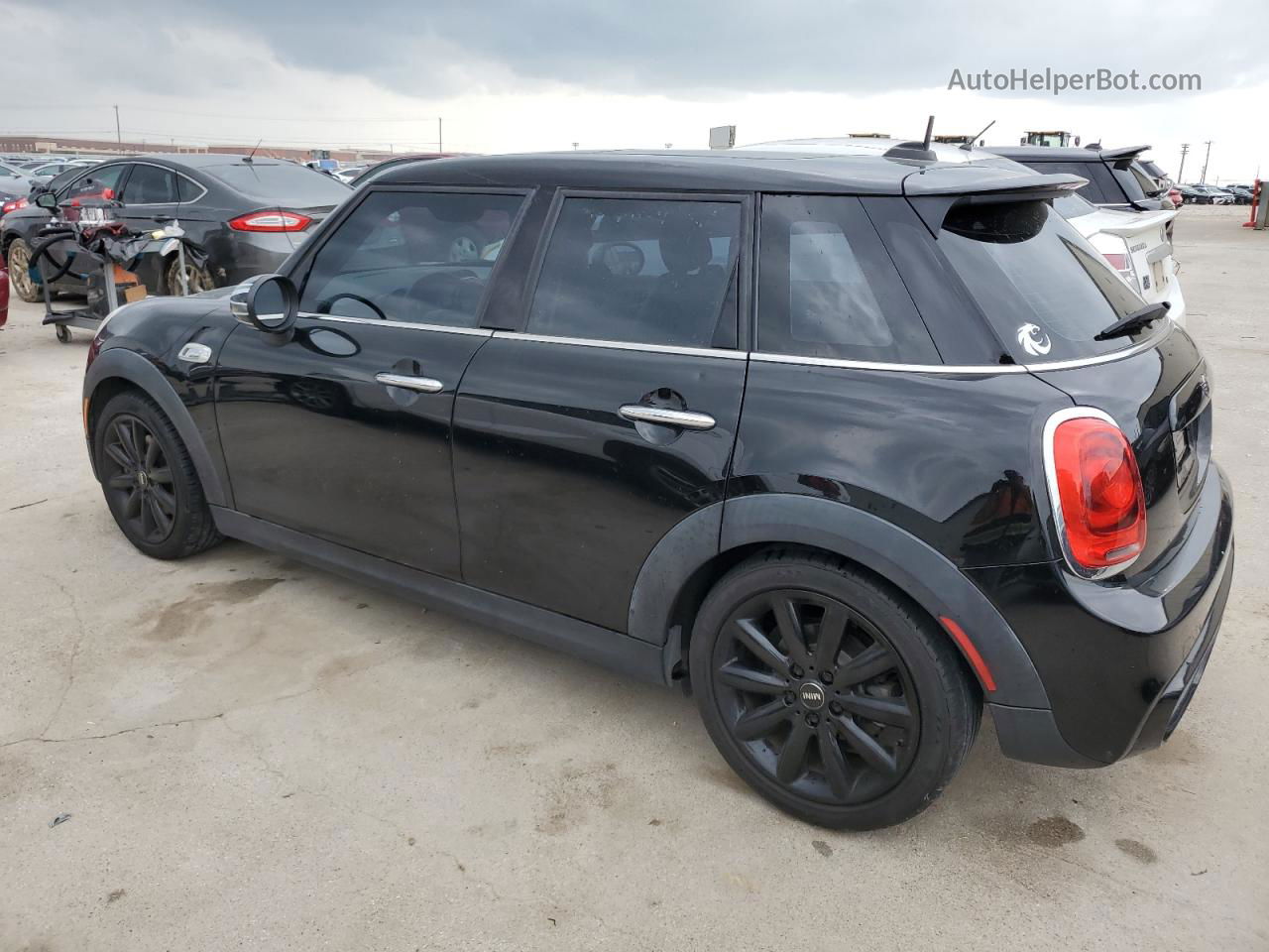 2015 Mini Cooper S Черный vin: WMWXU3C55F2B66118