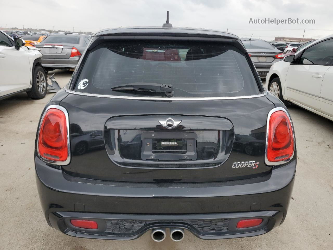 2015 Mini Cooper S Черный vin: WMWXU3C55F2B66118