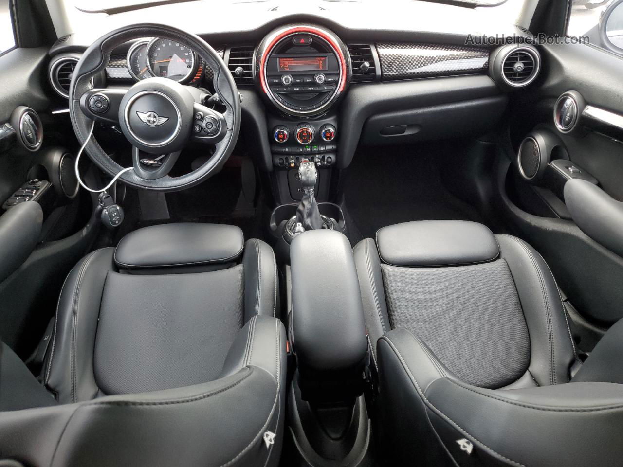 2015 Mini Cooper S Черный vin: WMWXU3C55F2B66118