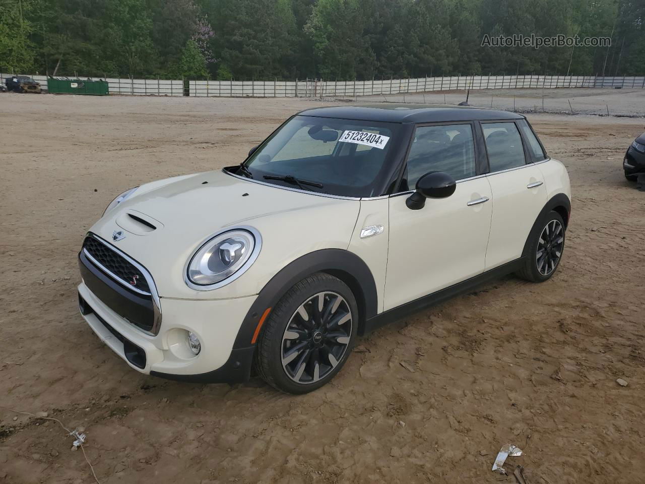 2018 Mini Cooper S Cream vin: WMWXU3C55J2F51719