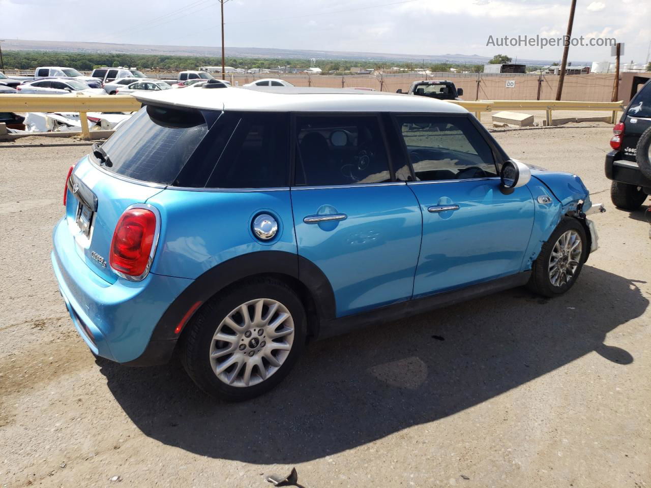 2015 Mini Cooper S Синий vin: WMWXU3C58F2B66243