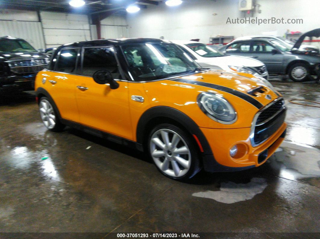 2015 Mini Cooper Hardtop 4 Door S Yellow vin: WMWXU3C58FT892160