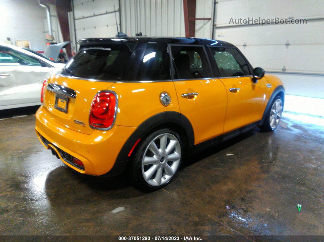 2015 Mini Cooper Hardtop 4 Door S Yellow vin: WMWXU3C58FT892160