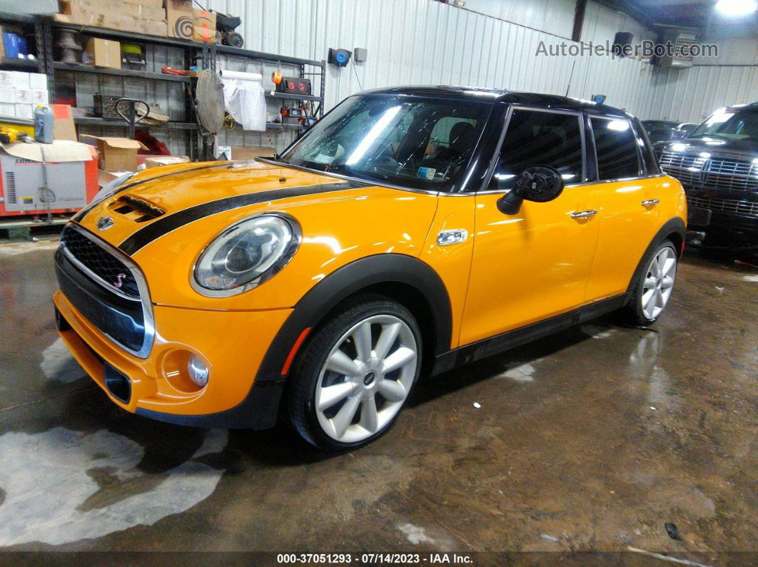 2015 Mini Cooper Hardtop 4 Door S Yellow vin: WMWXU3C58FT892160