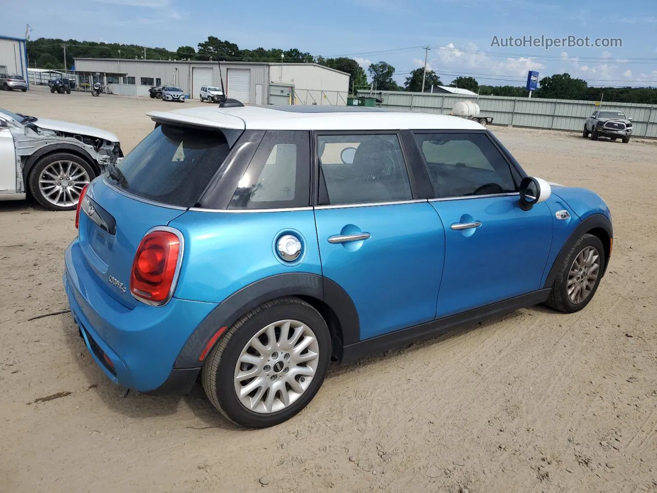 2015 Mini Cooper S Blue vin: WMWXU3C5XFT891964