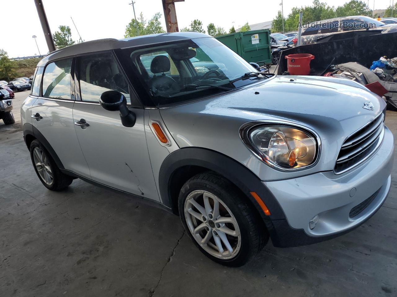 2015 Mini Cooper Countryman Silver vin: WMWZB3C50FWR46239