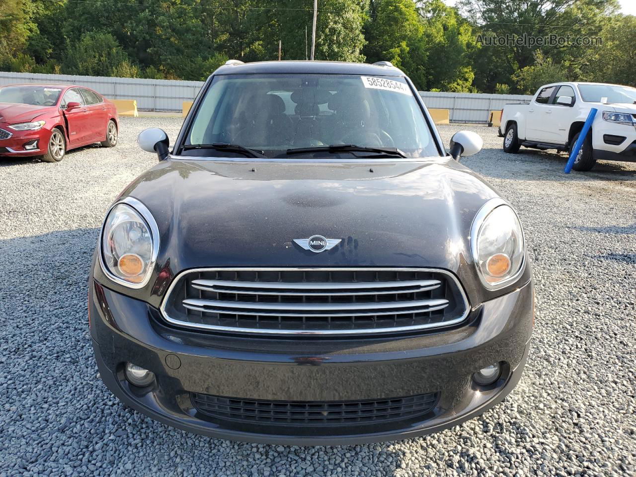 2015 Mini Cooper Countryman Black vin: WMWZB3C51FWM32934