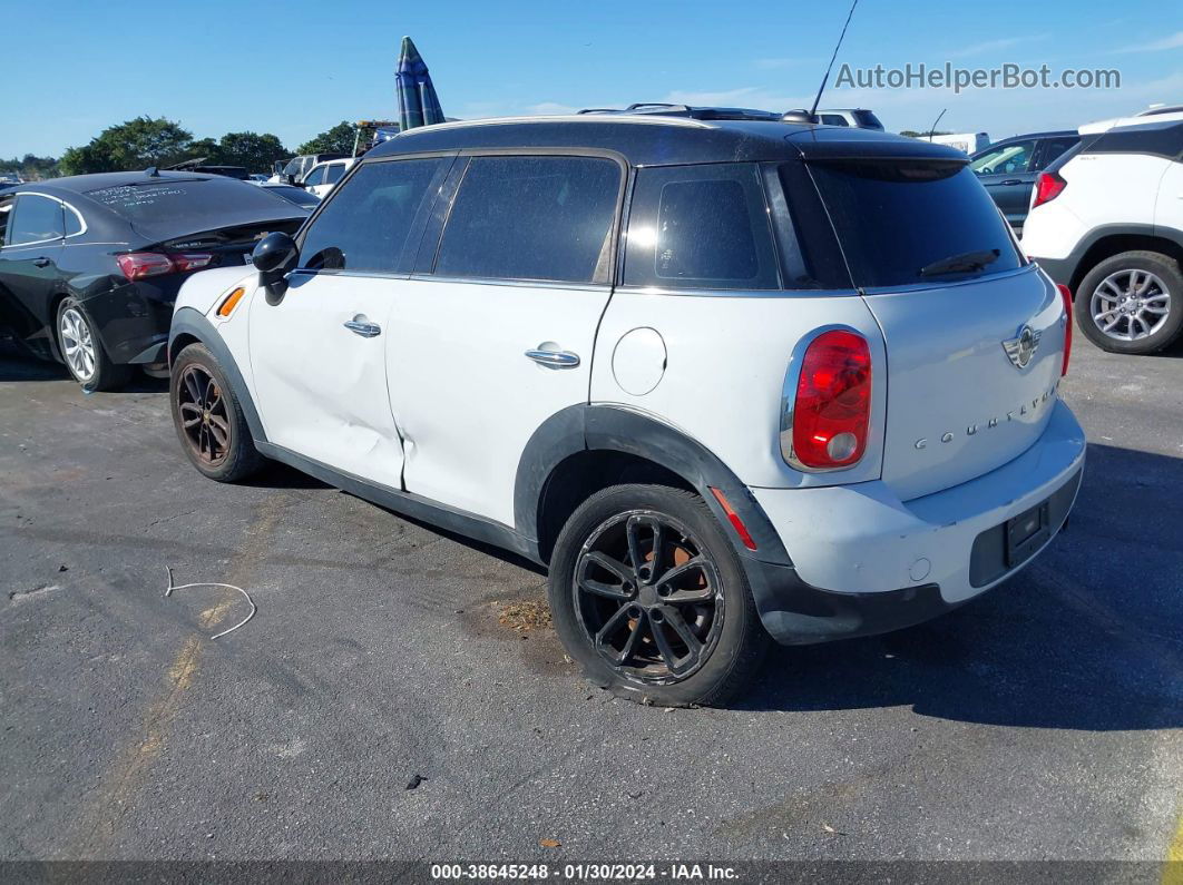 2015 Mini Countryman Cooper White vin: WMWZB3C51FWR42927