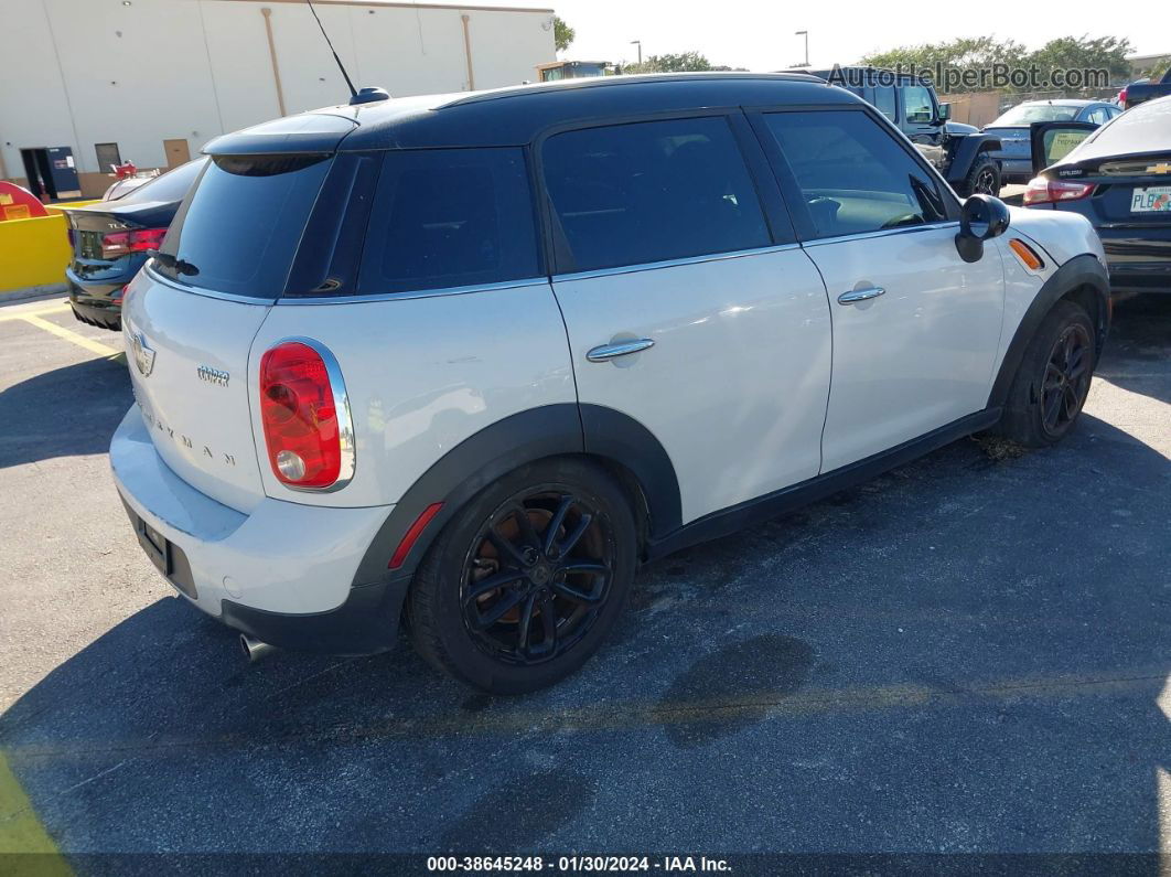 2015 Mini Countryman Cooper Белый vin: WMWZB3C51FWR42927