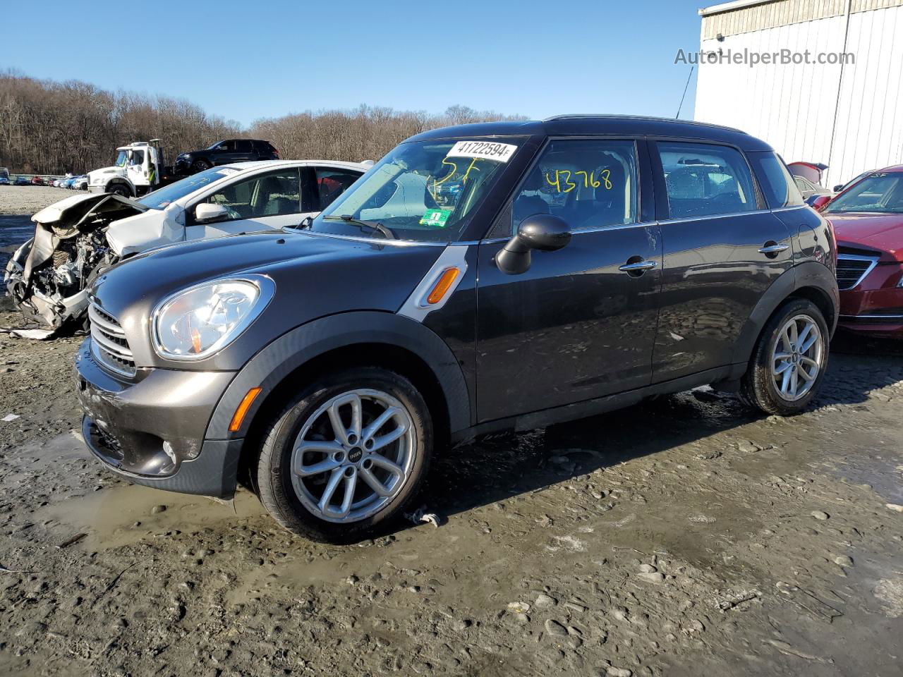 2015 Mini Cooper Countryman Brown vin: WMWZB3C52FWM33056