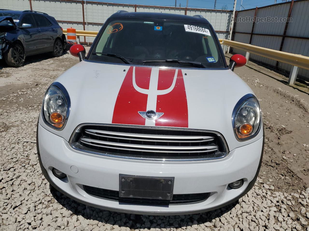 2015 Mini Cooper Countryman White vin: WMWZB3C52FWR44654