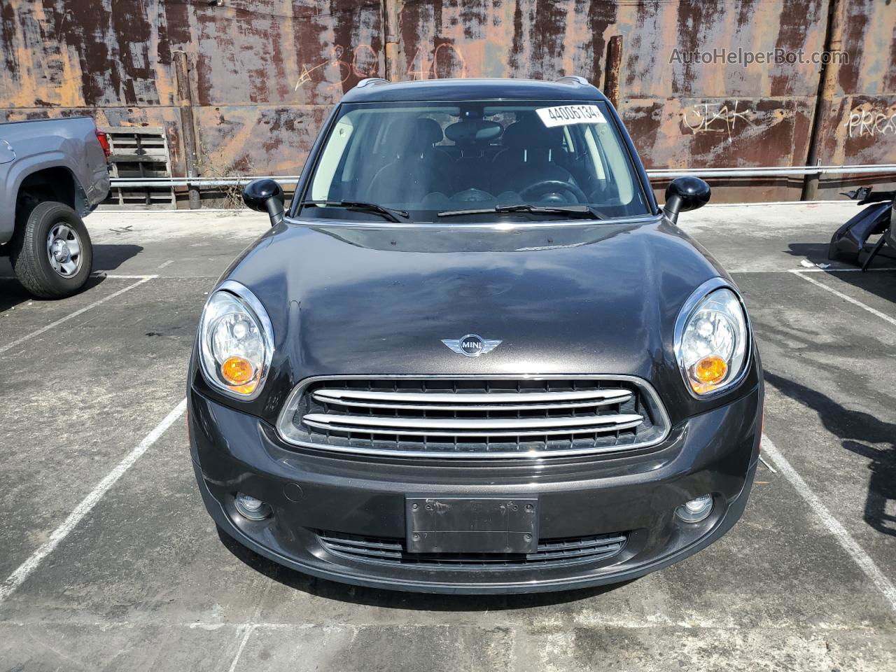 2015 Mini Cooper Countryman Black vin: WMWZB3C53FWR42511