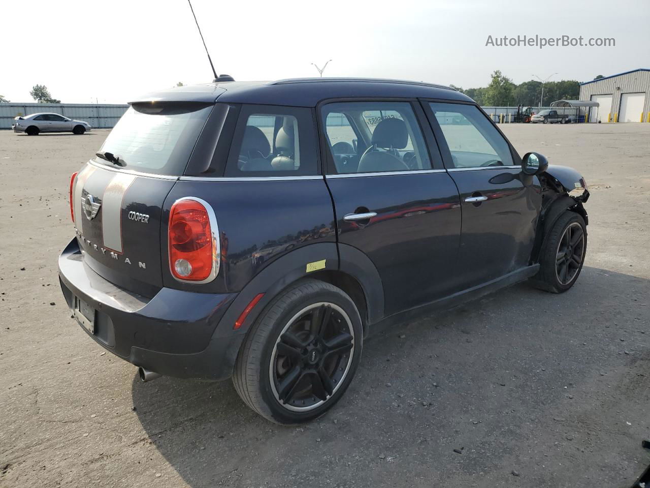 2015 Mini Cooper Countryman Blue vin: WMWZB3C53FWR44176