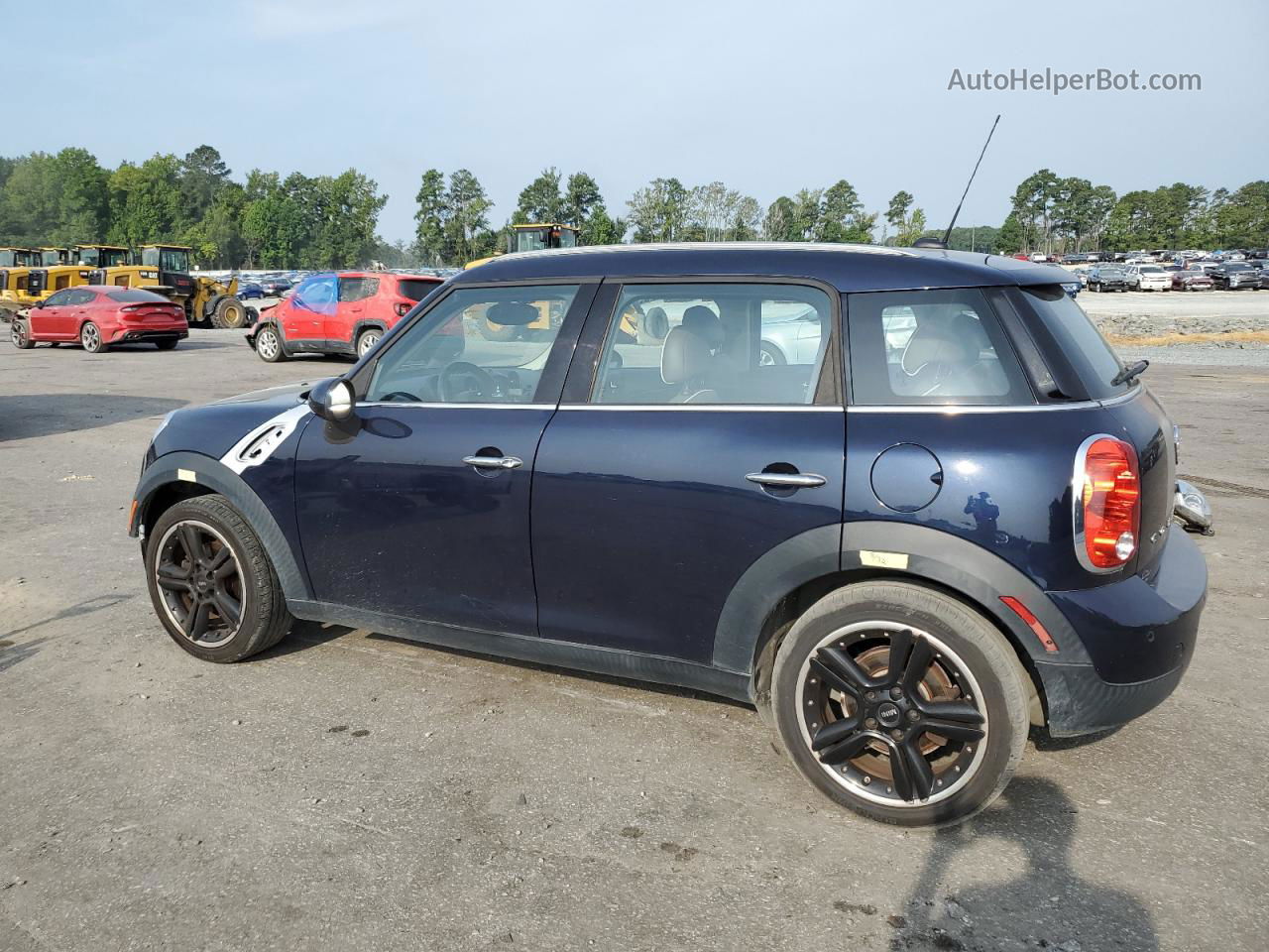 2015 Mini Cooper Countryman Blue vin: WMWZB3C53FWR44176