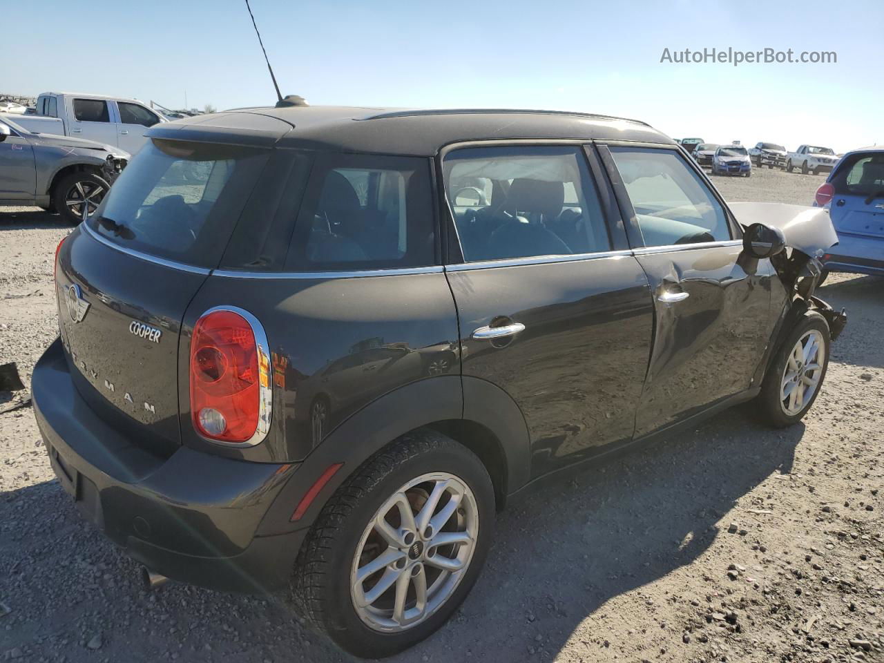 2015 Mini Cooper Countryman Charcoal vin: WMWZB3C54FWR44767