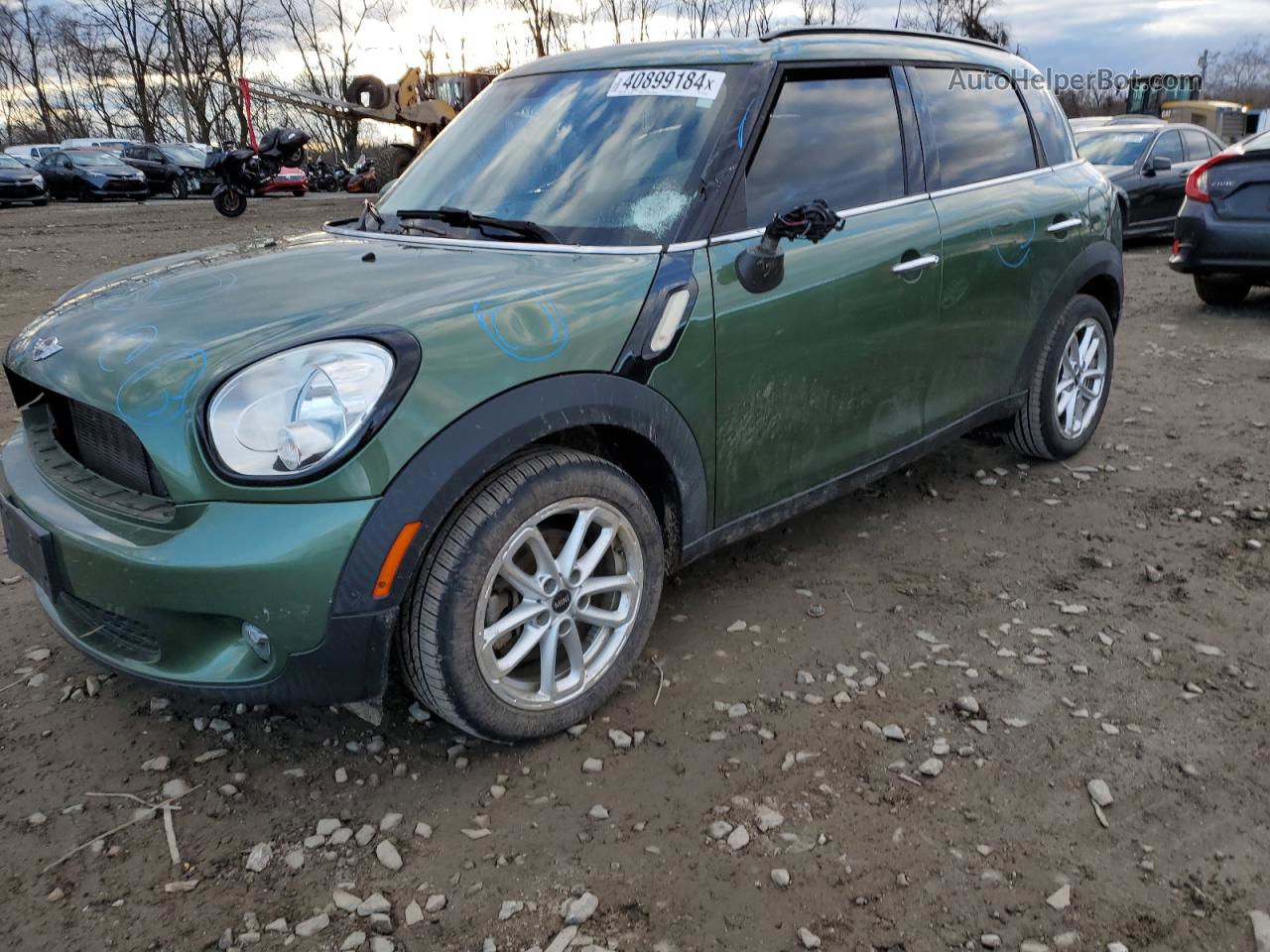 2015 Mini Cooper Countryman Green vin: WMWZB3C55FWR43336