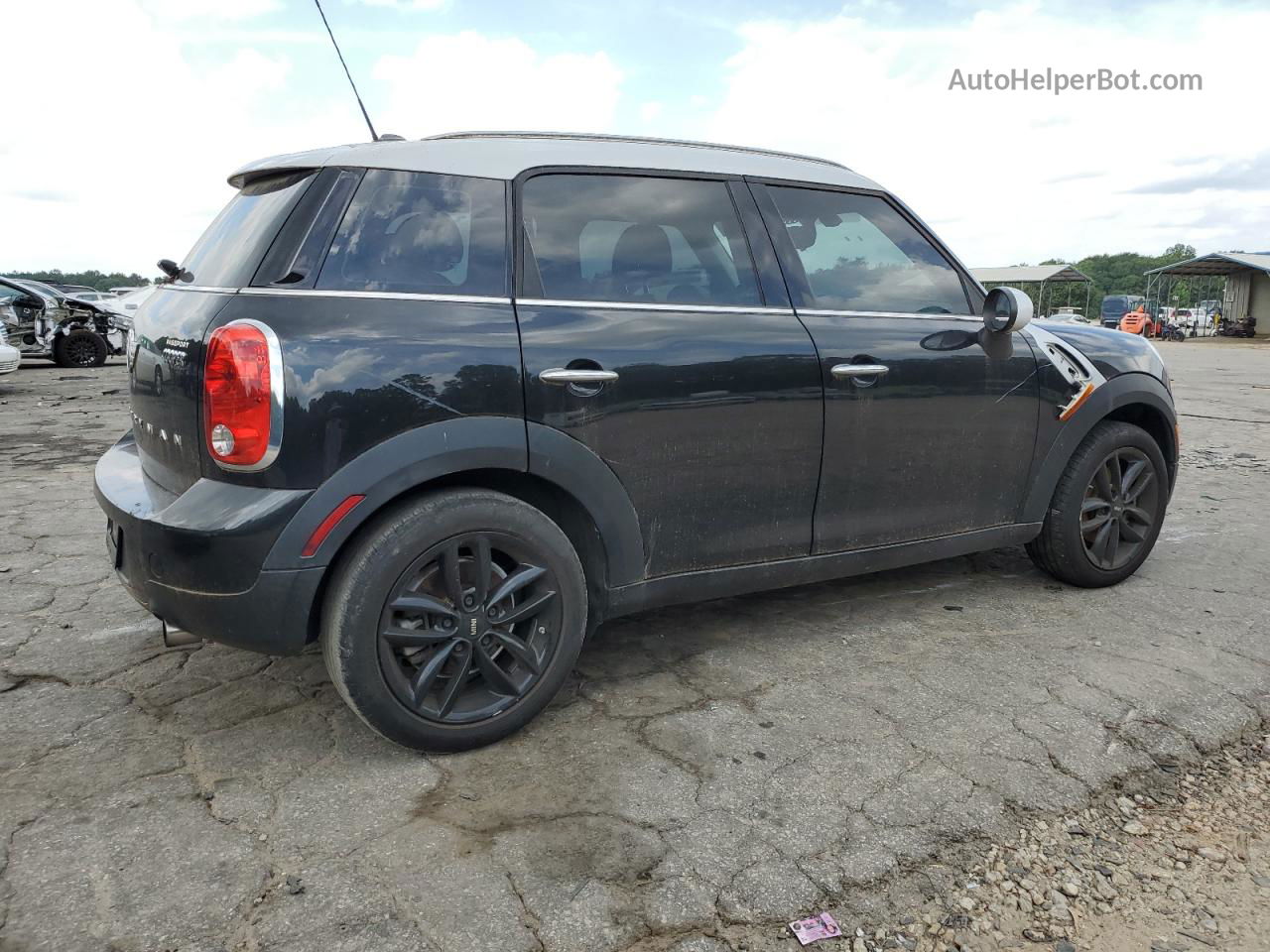 2015 Mini Cooper Countryman Black vin: WMWZB3C56FWR42776