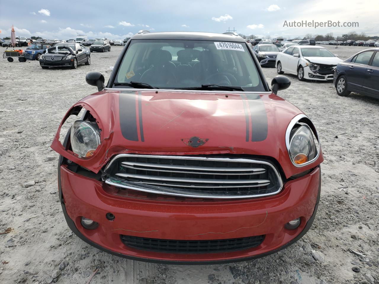 2015 Mini Cooper Countryman Red vin: WMWZB3C59FWR42691