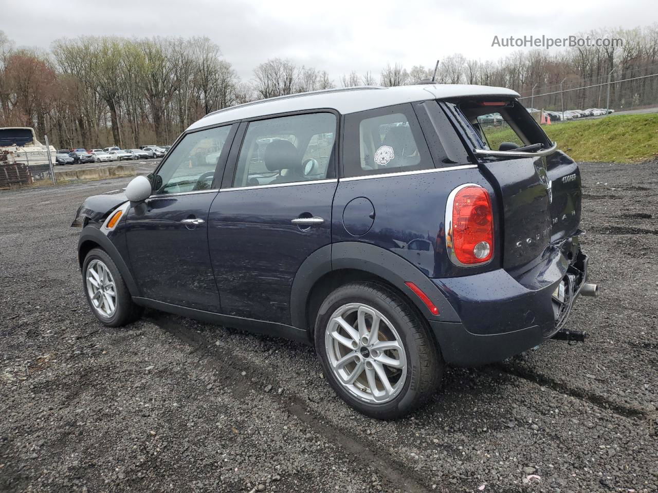 2015 Mini Cooper Countryman Синий vin: WMWZB3C59FWR45686