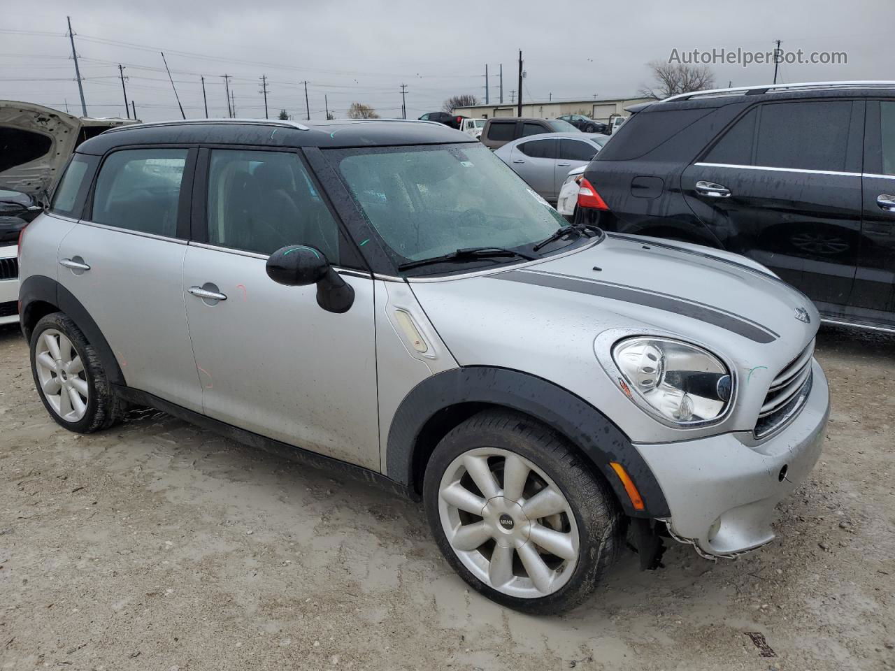 2015 Mini Cooper Countryman Gray vin: WMWZB3C59FWR46482