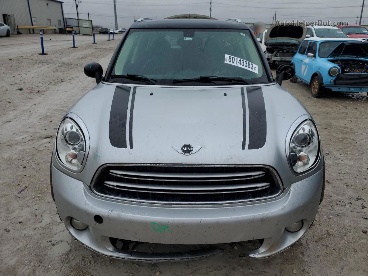 2015 Mini Cooper Countryman Gray vin: WMWZB3C59FWR46482