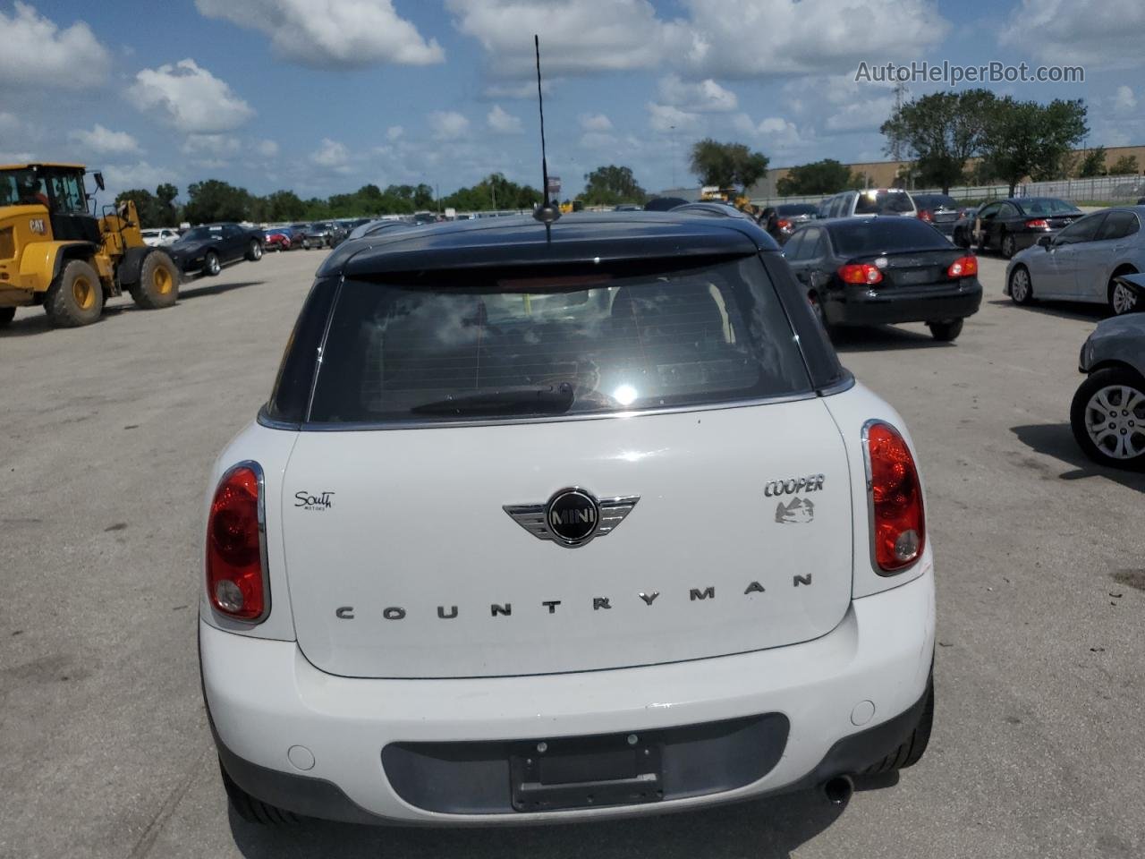 2015 Mini Cooper Countryman White vin: WMWZB3C5XFWR44014