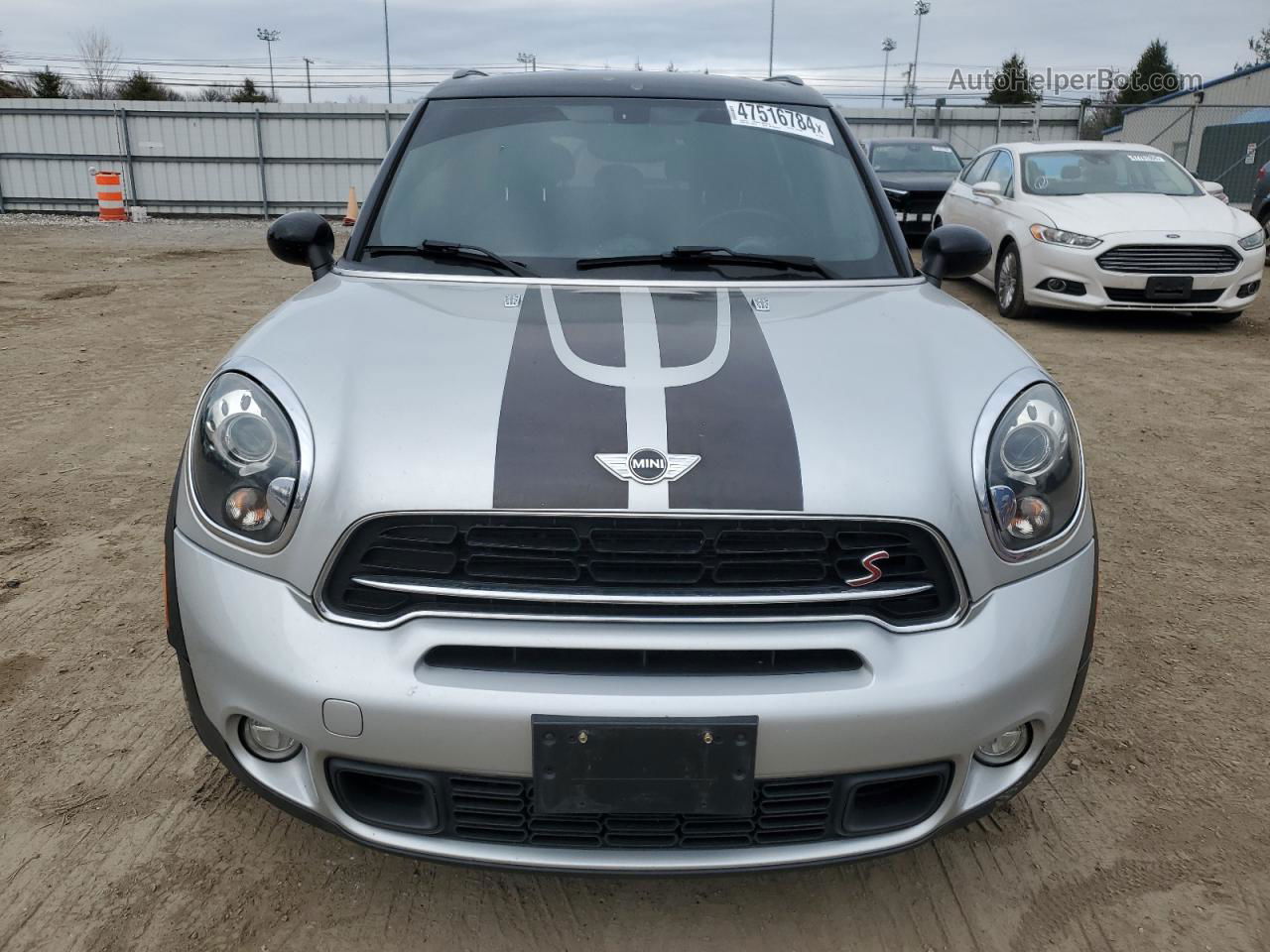 2015 Mini Cooper S Countryman Silver vin: WMWZC3C51FWT04268