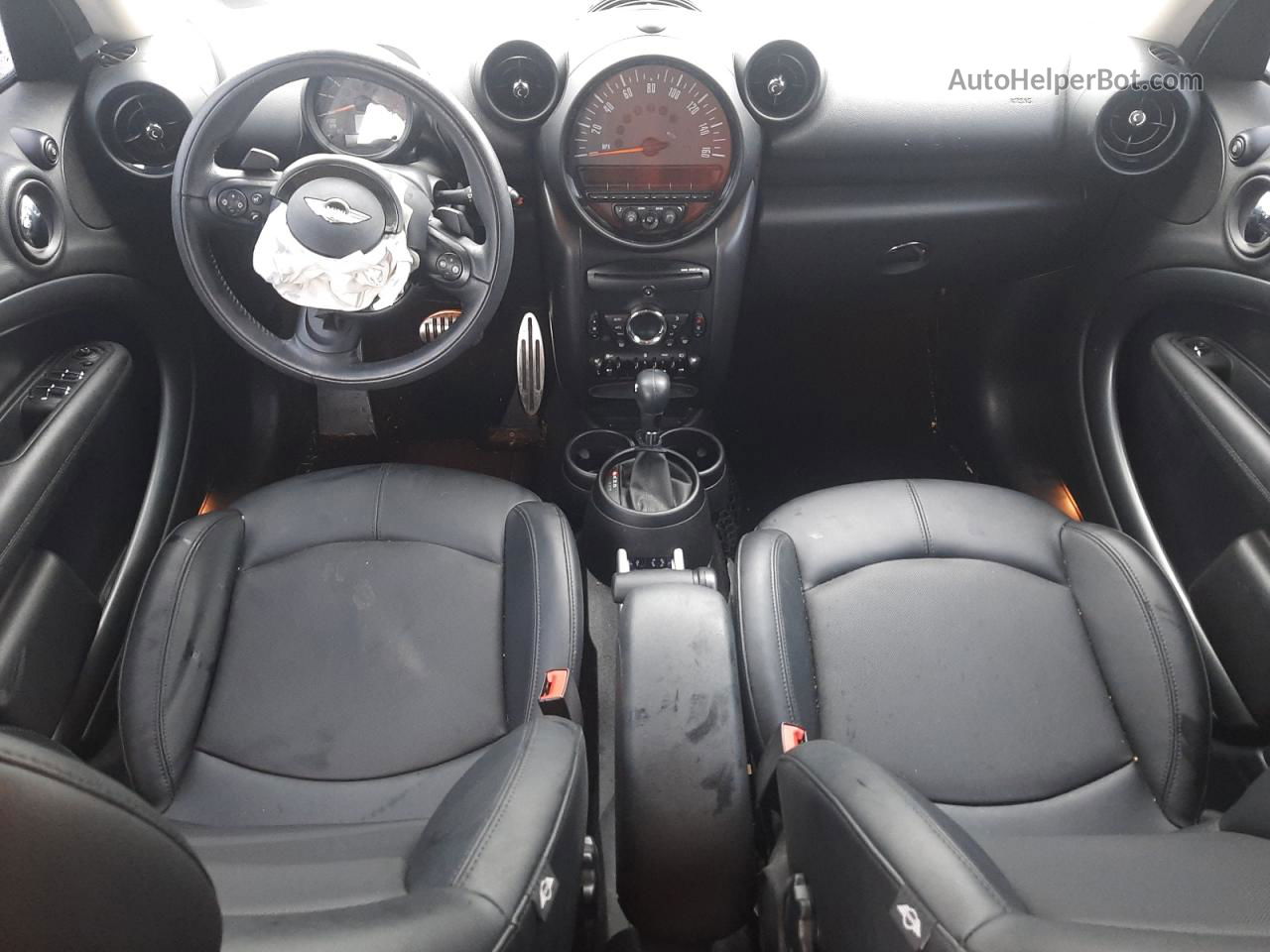 2015 Mini Cooper S Countryman Белый vin: WMWZC3C52FWT02335